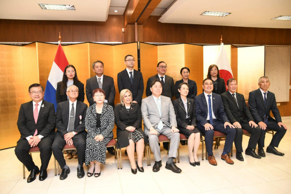 El Presidente de la DINAC, Ing. Félix Kanazawa participó del encuentro entre el Canciller Hayashi Yoshimasa y la comunidad Nikkei del Paraguay.