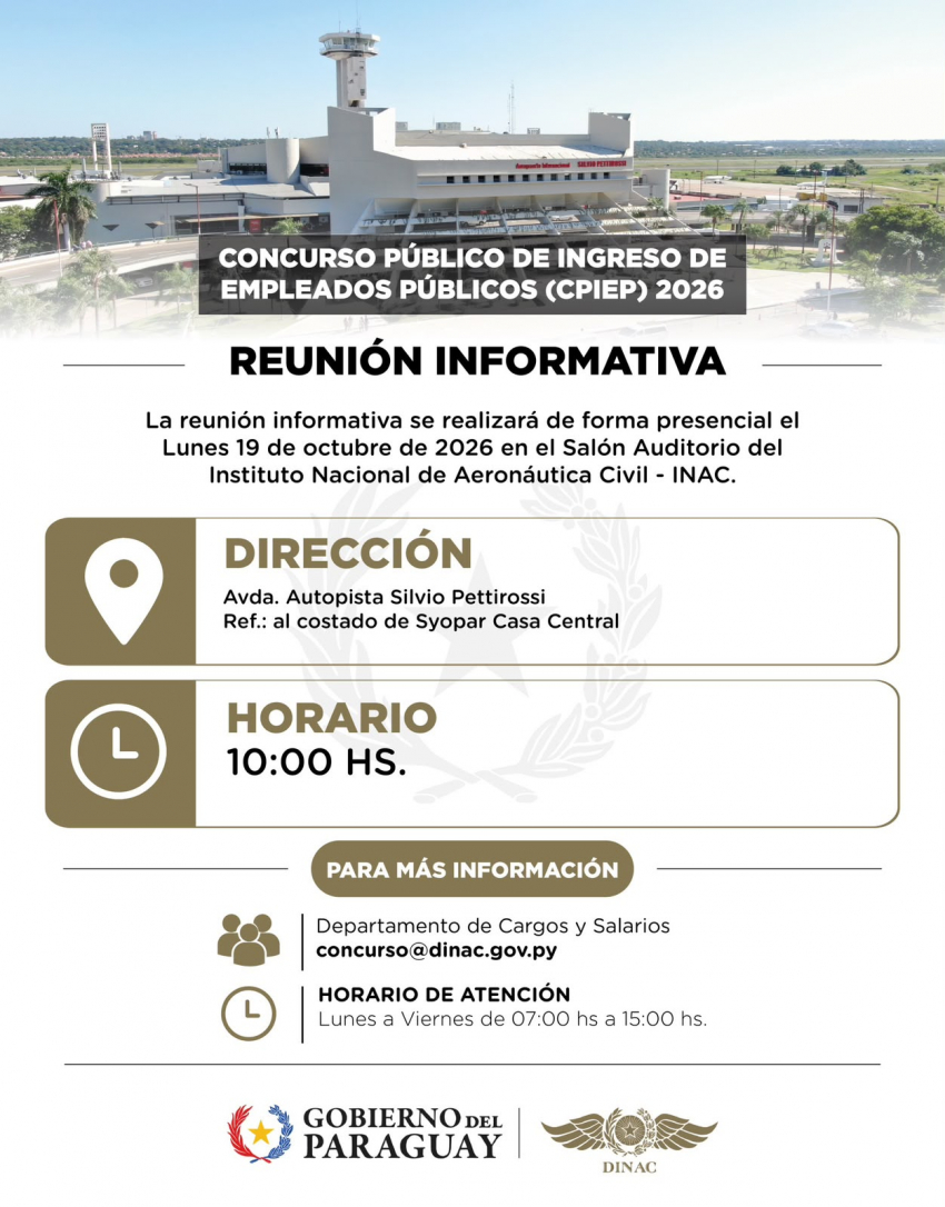 Concurso Público de Ingreso de Empleados Públicos (CPIEP) – 2026